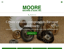 Tablet Screenshot of moorecustomgear.com